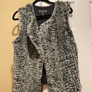 Faux fur vest